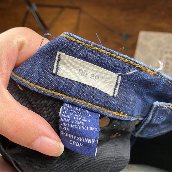 Madewell Skinny Skinny Crop Jeans 29 - Picture 6 of 8